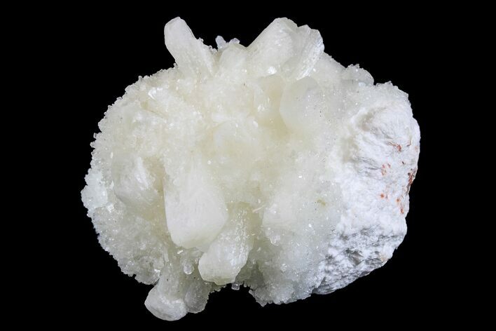Stilbite and Apophyllite Crystals on Mordenite - India #168730